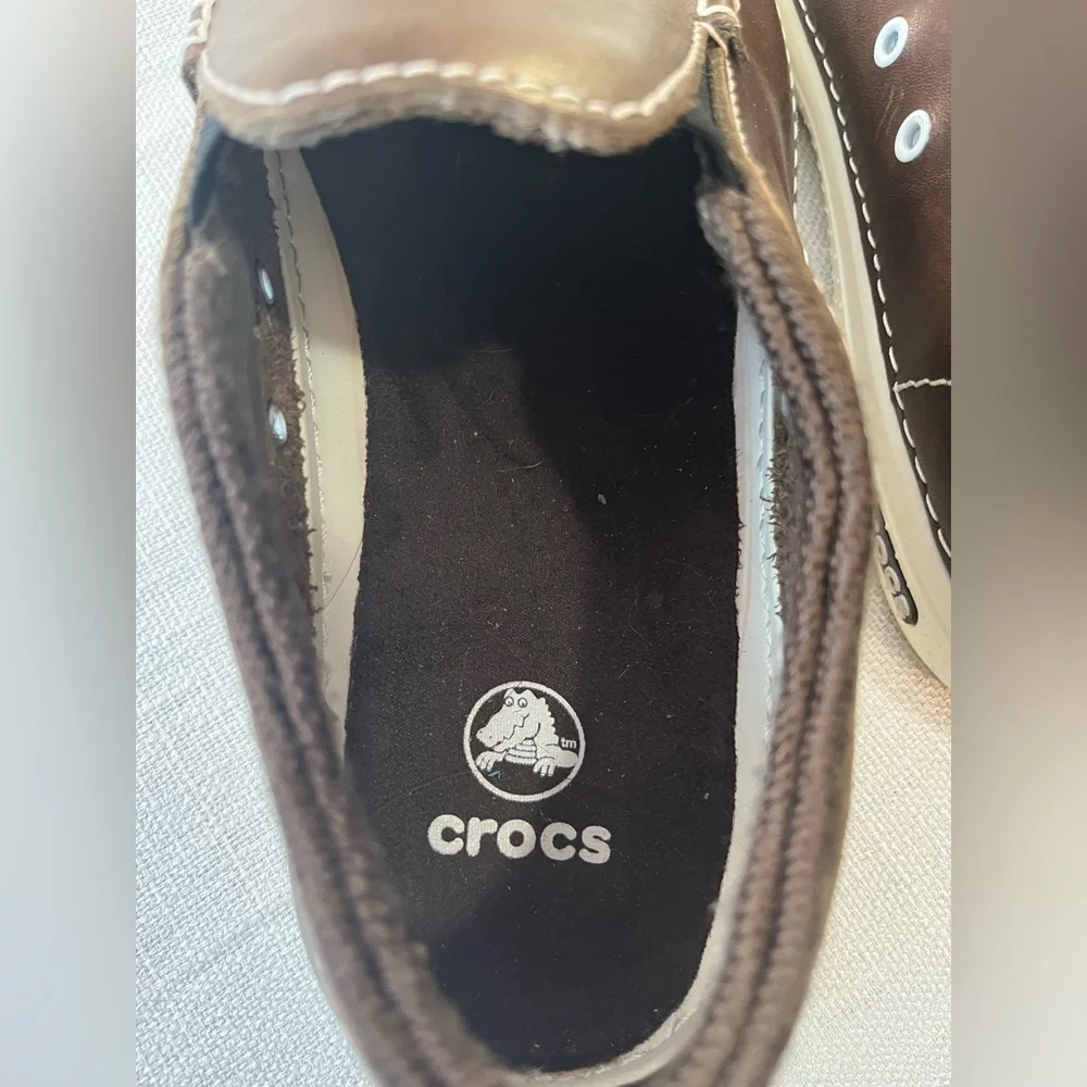 Crocs Men’s Brown Thompson Loafers Slip On Shoes Coffee Color 8M